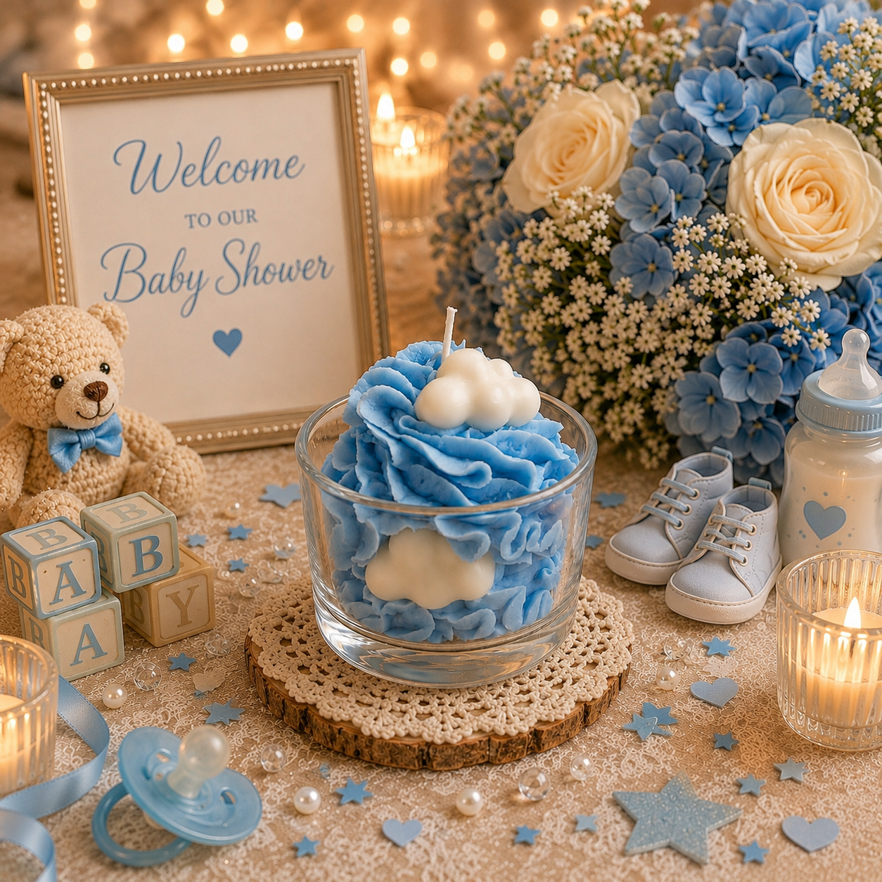 Baby Shower Candles