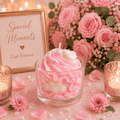 Strawberry Swirl Delight Candle