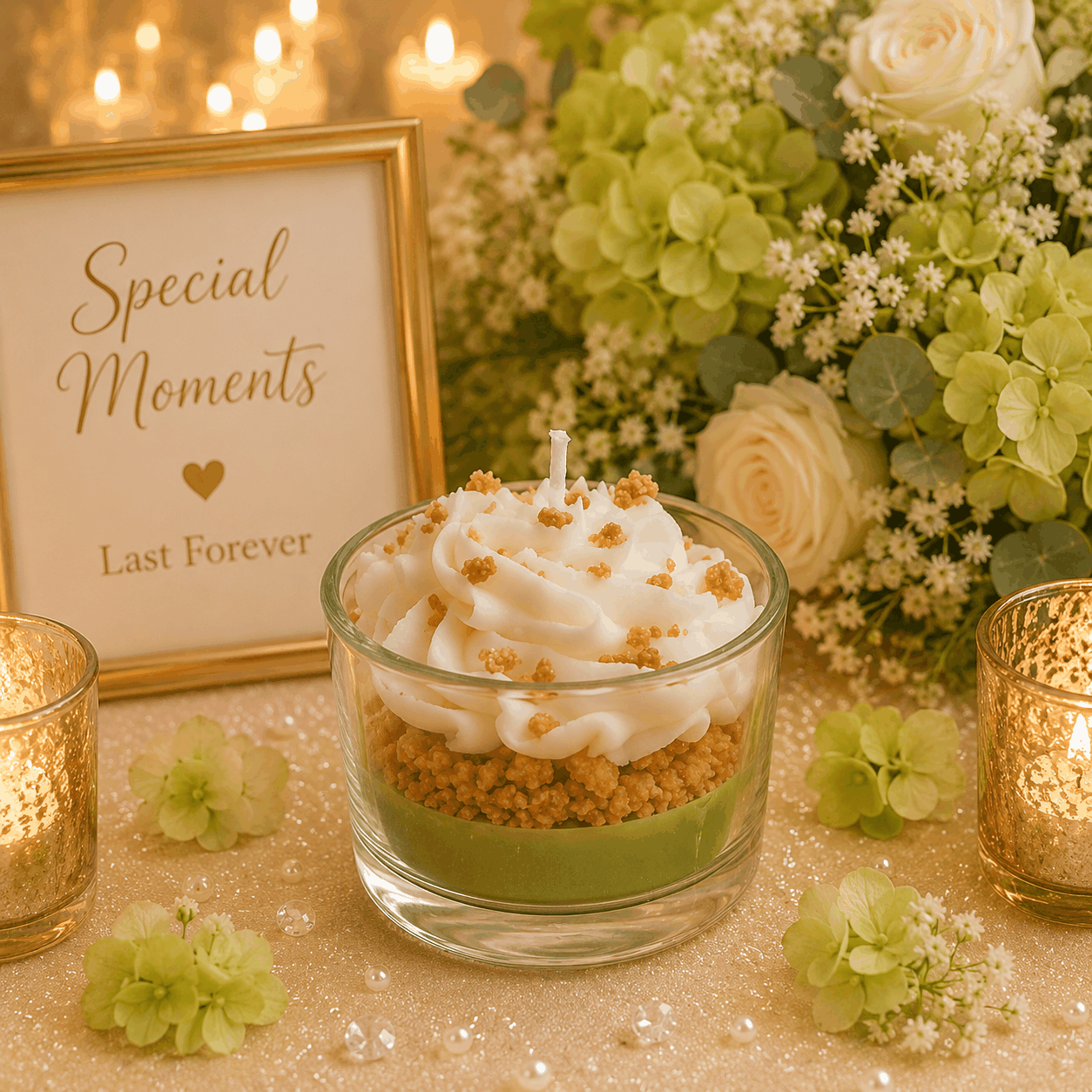 Key Lime Pie Dessert Candle