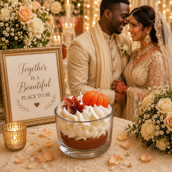 Wedding Candle Lifestyle - Black Couple